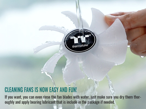 Thermaltake SWAFAN EX12 ARGB PC Cooling Fan - Easy to clean