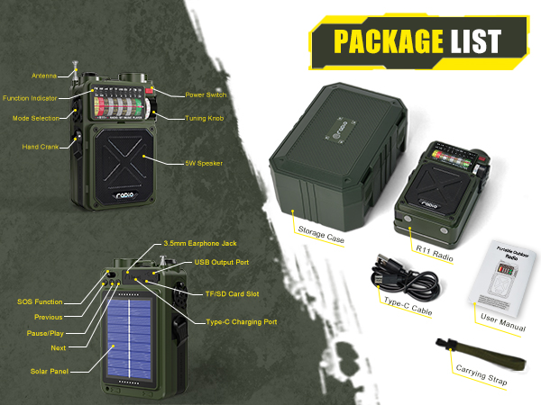 hand crank emergency weather radio