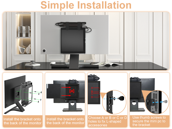 Mount for HP Desktop Mini PC