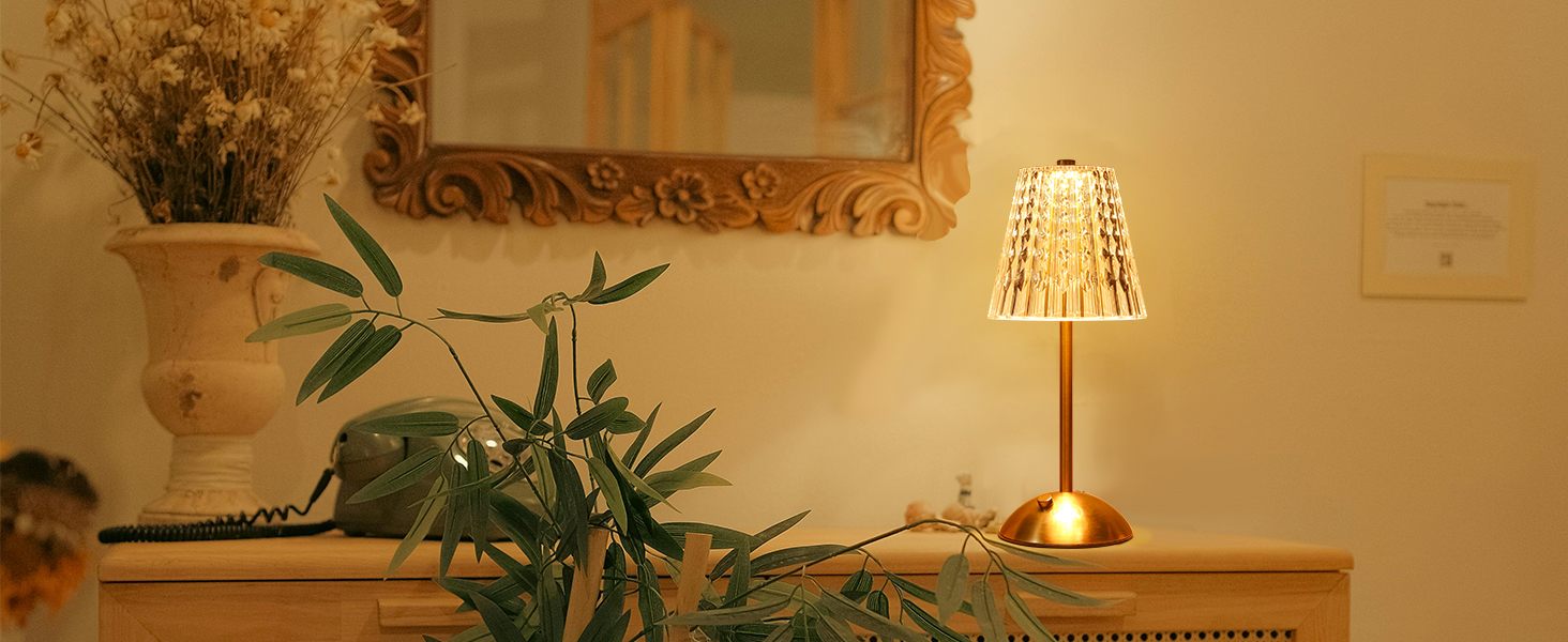 Easy Touch Control Crystal Lamp