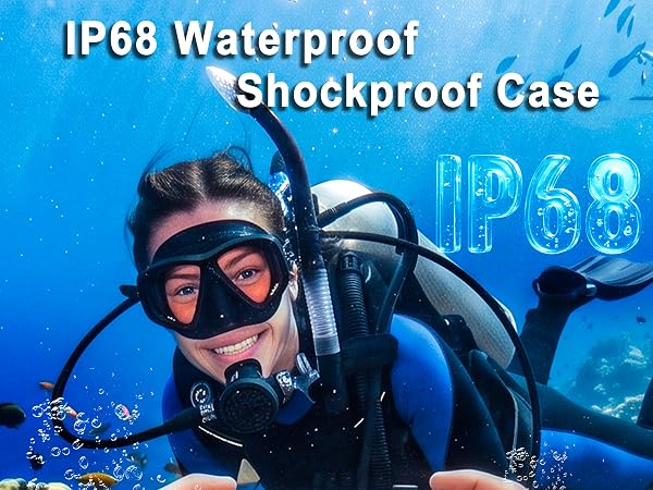 oterkin for iPhone 17 Pro magnetic IP68 waterproof translucent matte back 360 full body case