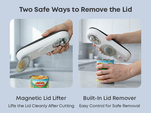 Electric Can Opener, Rechargeable Can Opener for Kitchen for Seniors with Arthritis