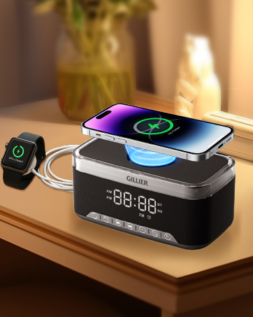 bluetooth speaker alarm clock for bedroom
