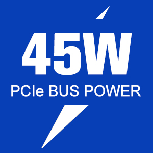 45W TDP PCIe bus power