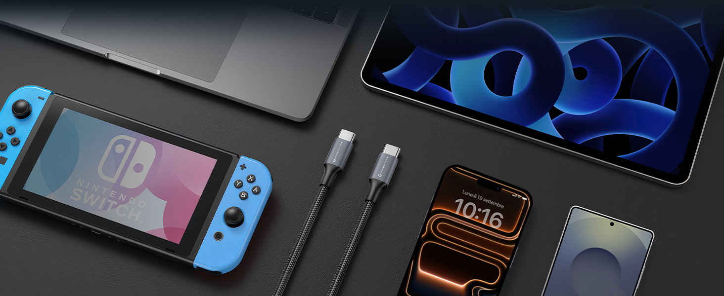 Each pack includes 3 versatile charging cords: 3.3FT and two 6.6FT lengths