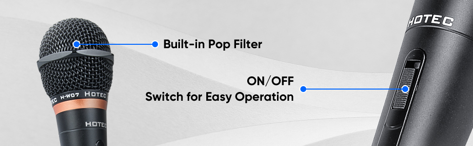 Hotec handheld microphone