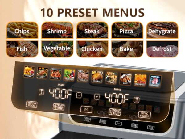 KMFurnila Dual Zone Air Fryer