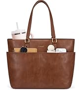 LOVEVOOK Laptop Tote Bag for Women, 15.6 inch Laptop Work Bags for Teacher/Nurse Large Computer B...