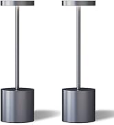 TBBGA LED Cordless Table Lamps Set of 2, Portable Rechargeable 5000mAh Battery Powered Lamp, 3 Co...