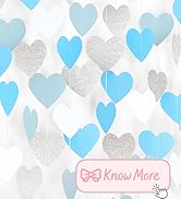 Blue Heart Garland