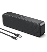 KASOHQEE Computer Speakers for Desktop PC,USB Powered &amp; Plug and Play,with Bluetooth 5.3/3.5mm AU...