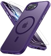 Miracase for iPhone 16e case &amp; iPhone 17e Case for MagSafe [with 2×9H+ Screen Protectors] TOP Mil...
