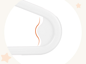White kid hangers