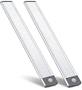 LED Motion Sensor Cabinet Light,Under Counter Closet Lighting, Wireless USB Rechargeable Kitchen ...