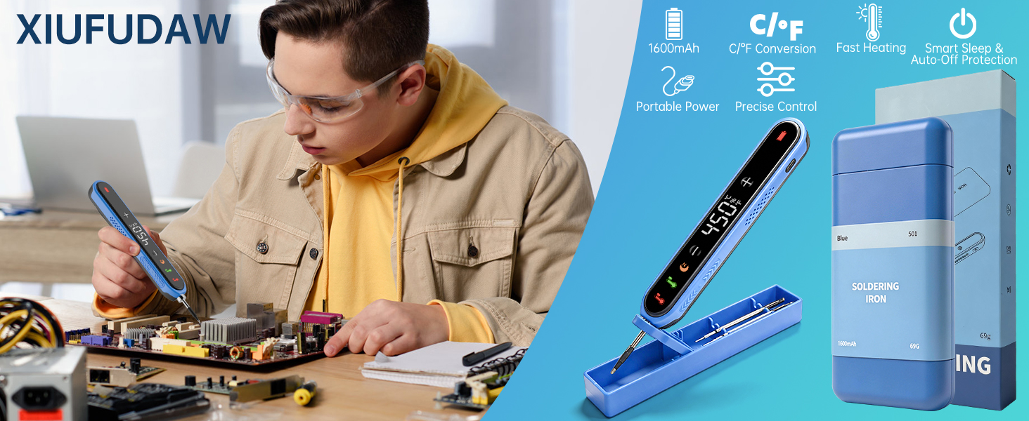 cordless soldering iron