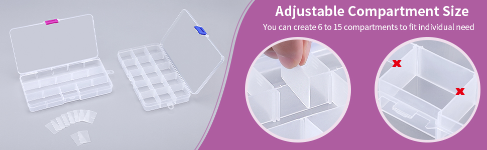 adjustable compartment size