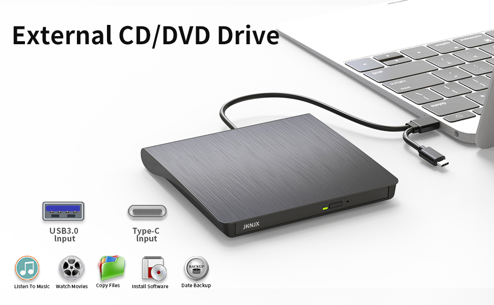 EXTERNAL CD DVD DRIVE