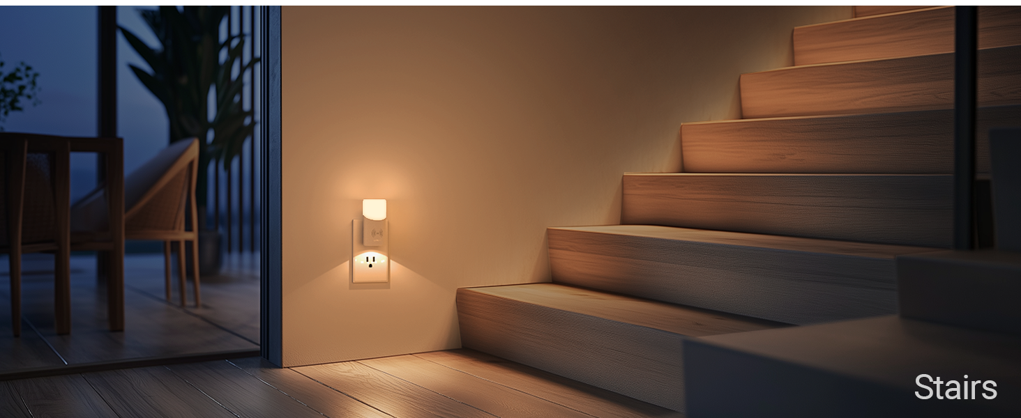 Step night light plug-in