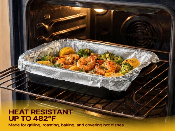 pre cut aluminum foil sheets