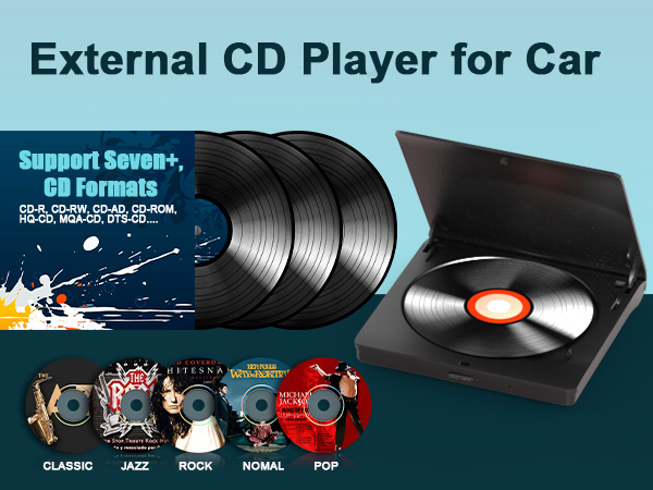 portable cd player for car