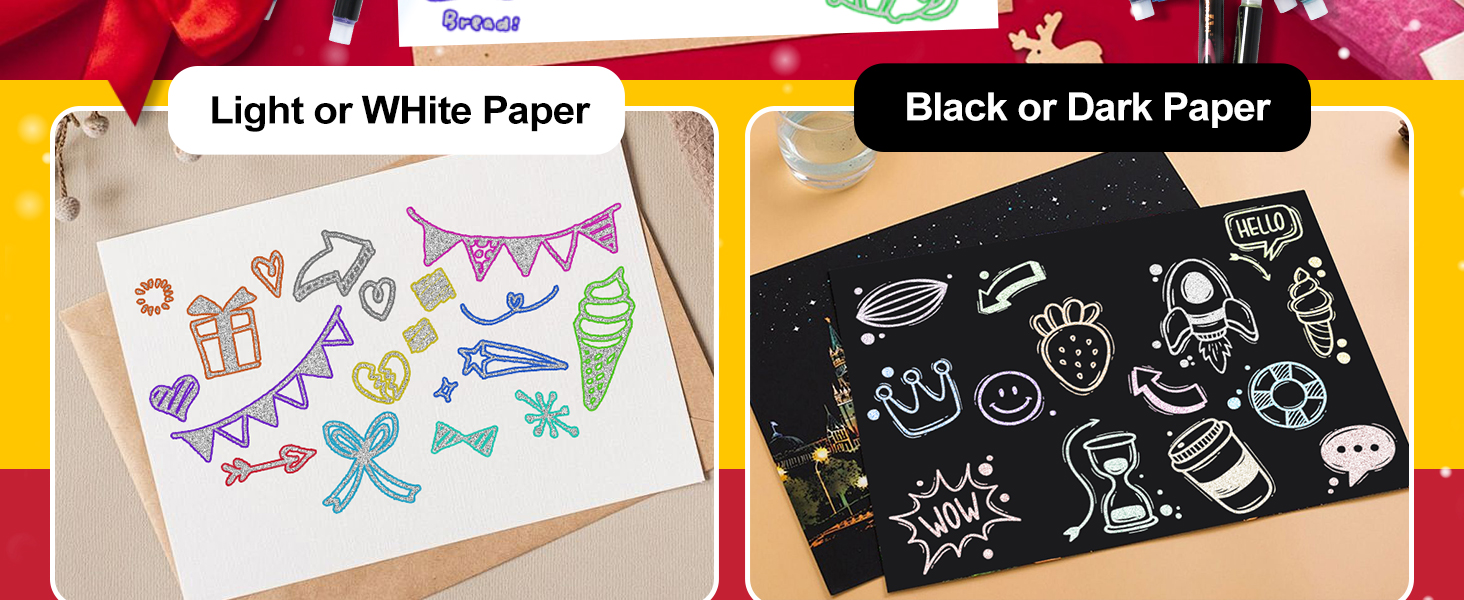 Glitter Markers