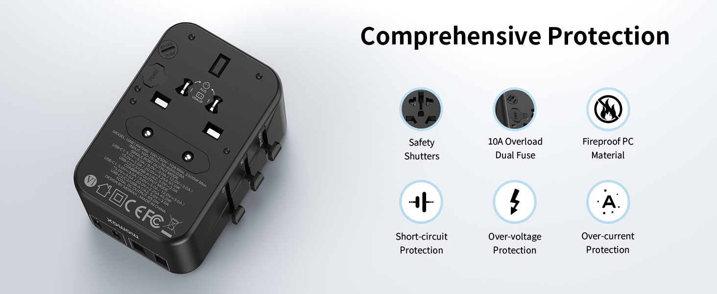 MOMAX Universal Travel Adapter