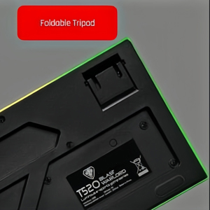 Wired Crack Game Keyboard and Mouse Set with Mechanical Feel,