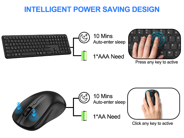 wireless keyboard and mouse combo