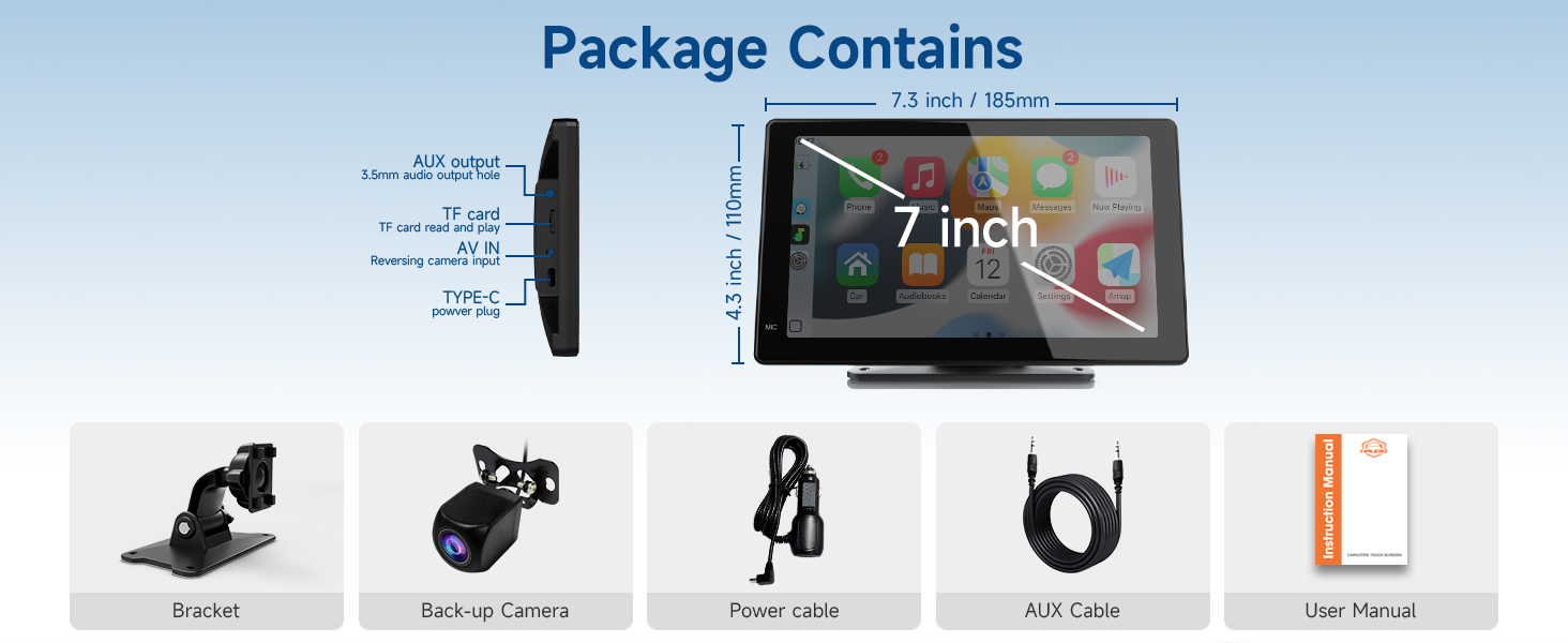 apple carplay screen for car