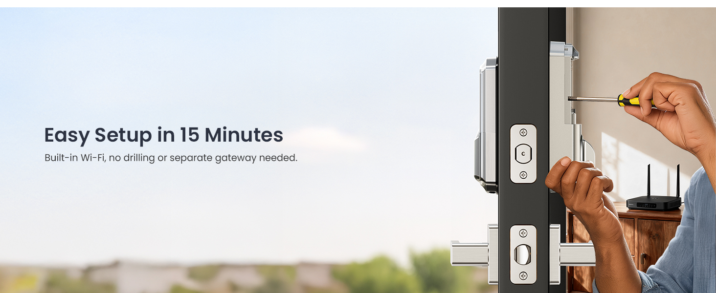 keyless deadbolt Easy in 15minutes