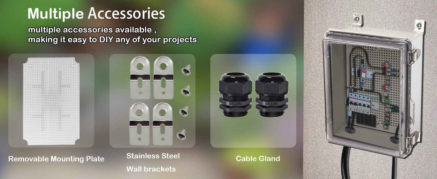 outdoor waterproof box for DIY