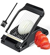 Sopito Heavy Duty Stainless Steel Wire Egg Slicer for Hard Boiled Eggs &amp; Strawberry Other Soft Fo...