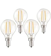 CTKcom 2W G45 Candelabra LED Bulbs Dimmable(4 Pack)- E14 Base Vintage Edison Incandescent Bulb 20...