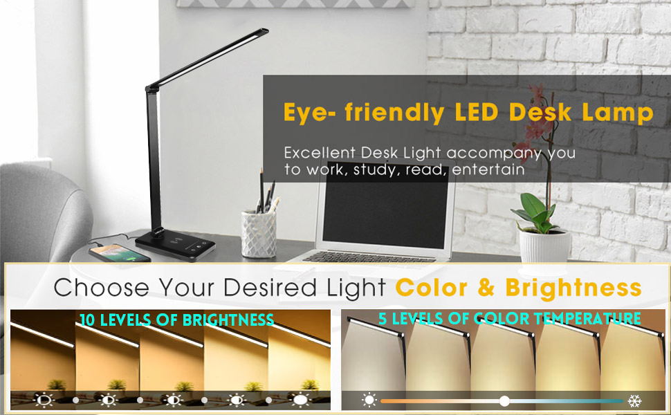 10 BRIGHTNESS AND 5 COLOR