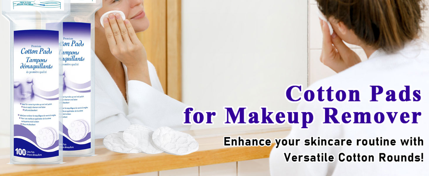 Premium Cotton Pads for Face