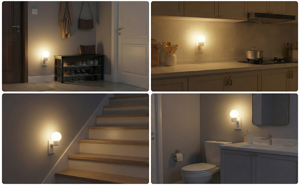 Suitable for multiple scenarios: Entryway, Kitchen, Staircase, Bathroom