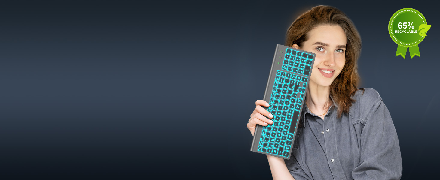 ultra slim compact keyboard and mouse