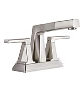 brushed nickel bathroom 3 hole faucet