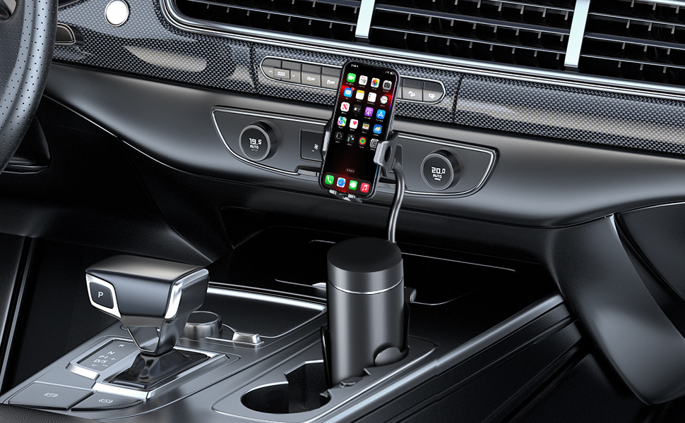 cup phone holder for car