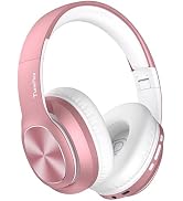 TuneFlux Wireless Bluetooth Headphones Over Ear, 80H Playtime, 3EQ Sound Modes, HiFi Stereo Headp...