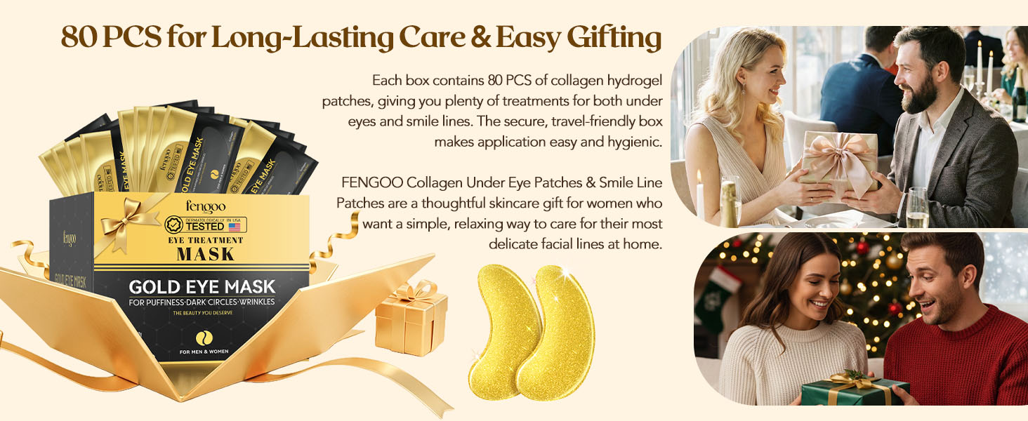 Under Eye Patches &amp;amp;amp; Smile Line Patches are a thoughtful skincare gift for women who want it
