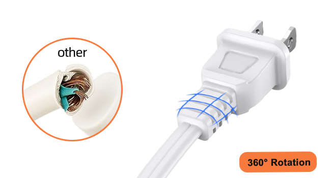 2 prong extension cord waterproof extension cord