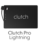 Clutch - Pro Portable Charger - Compatible with Apple Phones &amp; Small Devices - Power Bank - Magne...