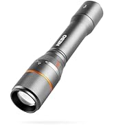 NEBO Davinci Powerful, Rechargeable and Waterproof HandheldFlashlight, Black