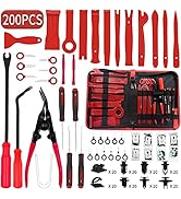 Wetado Trim Removal Tool, 200PCS Trim Tool Auto Removal Kit, Plastic Panel Fastener Removal Tool,...