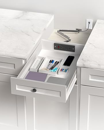 Life Finds Compact In-Drawer Outlet Charging Station