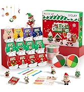 Air Dry Clay Kit - Christmas Theme, Modeling Clay for Kids, DIY Model Magic Clay with Sculpting T...