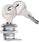 WOOCH Truck Tool Box Lock with Keys, 5/8" Replacement Pickup Toolbox Lock Cylinder for Latch - Co...