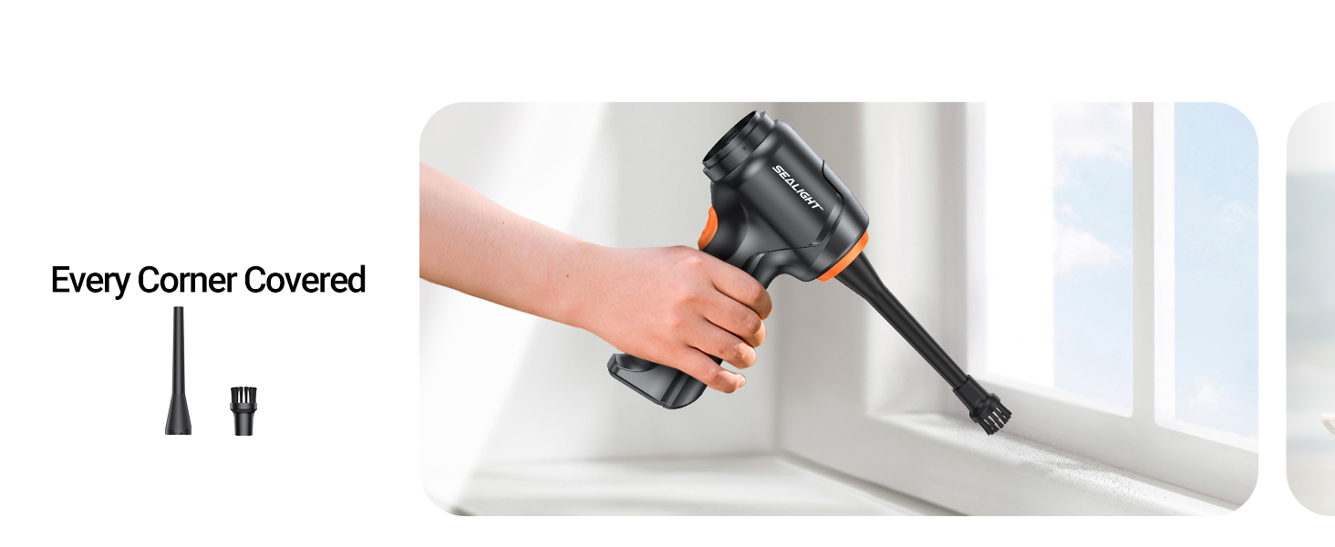 mini car vacuum sealight portable compact car vacuum wireless handheld car vacuum cleaner