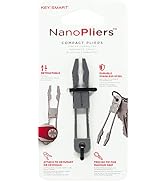 KeySmart Nano Pliers - Portable Pocket Keychain Mini Pliers that Fits Inside KeySmart, Great for ...